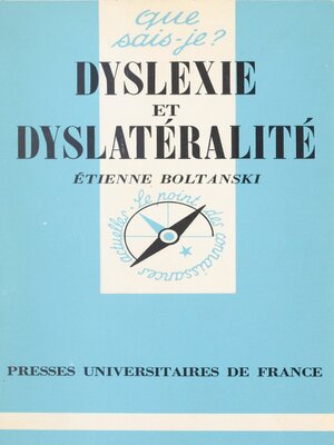 cover image of Dyslexie et dyslatéralité